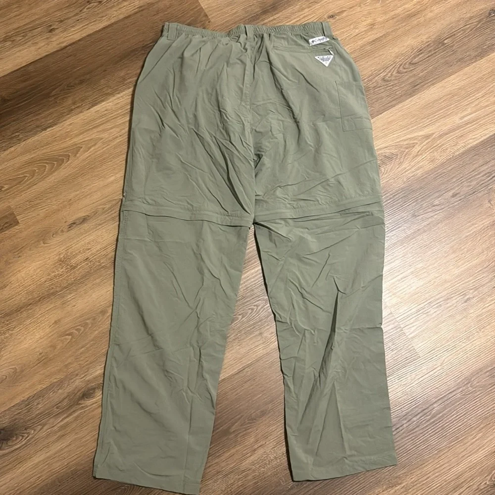 Columbia PFG Backcast Convertible Pants outdoors hiking fishing size XL 32 long‎